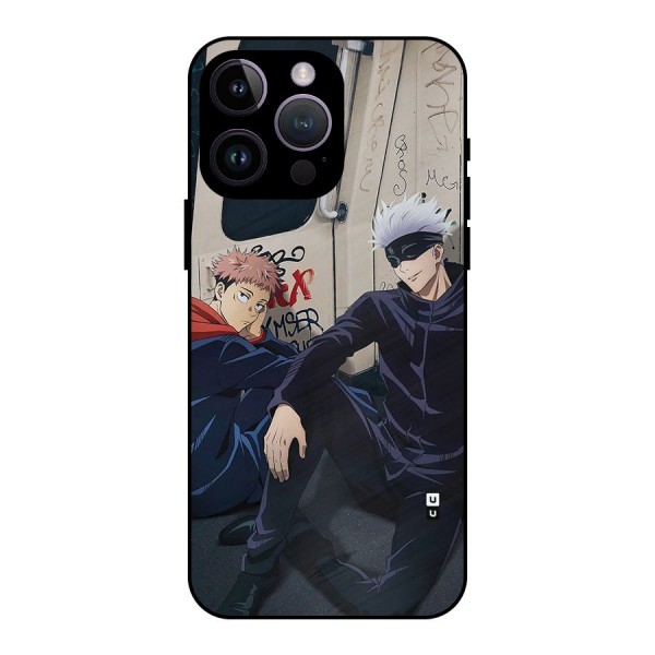 Gojo Itadori Travel Metal Back Case for iPhone 14 Pro Max