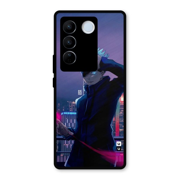 Gojo Looks Metal Back Case for Vivo V27 Pro