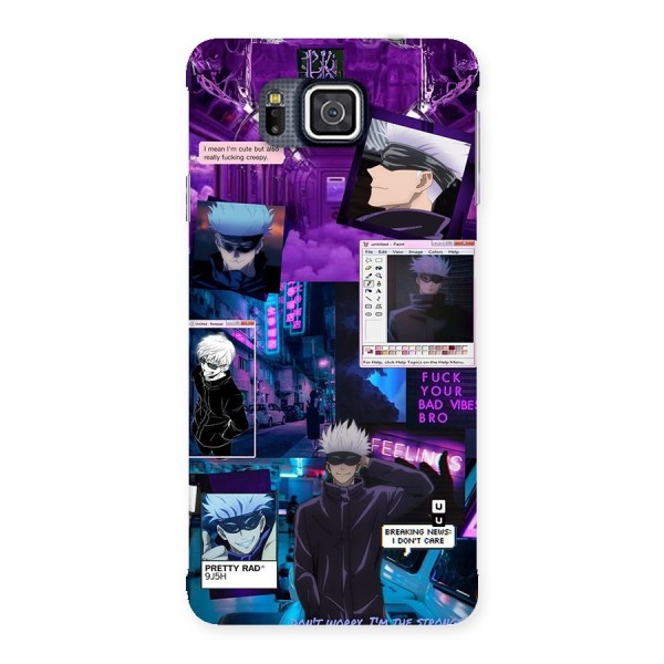 Gojo Quotes Bundle Back Case for Galaxy Alpha