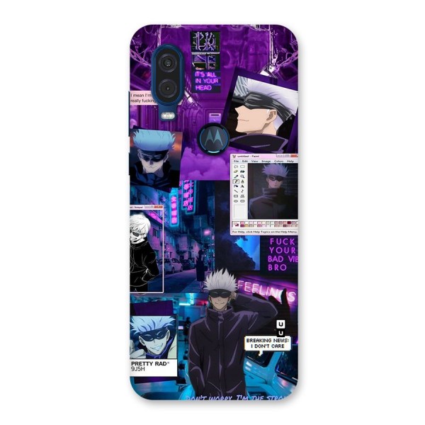 Gojo Quotes Bundle Back Case for Motorola One Vision