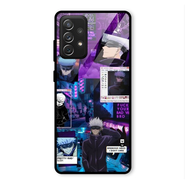 Gojo Quotes Bundle Glass Back Case for Galaxy A72