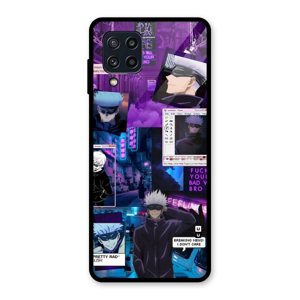Gojo Quotes Bundle Glass Back Case for Galaxy M32