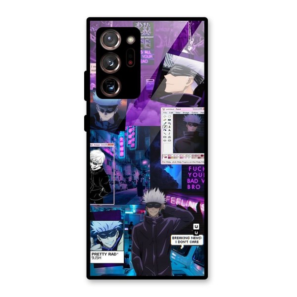 Gojo Quotes Bundle Glass Back Case for Galaxy Note 20 Ultra 5G