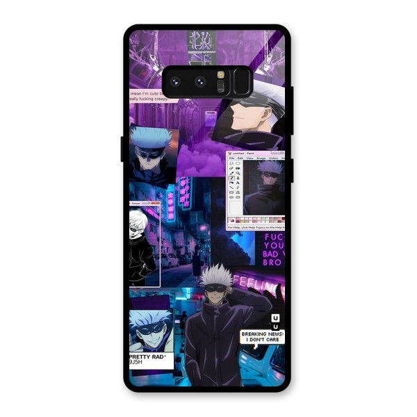 Gojo Quotes Bundle Glass Back Case for Galaxy Note 8