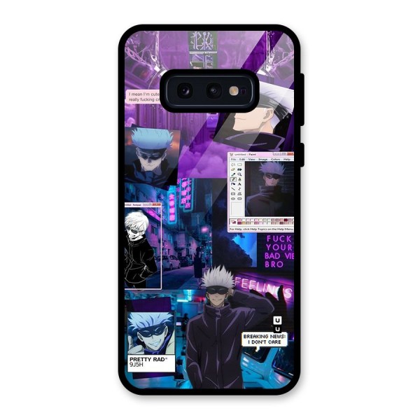 Gojo Quotes Bundle Glass Back Case for Galaxy S10e
