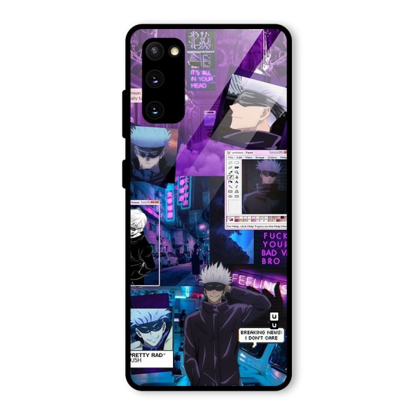Gojo Quotes Bundle Glass Back Case for Galaxy S20 FE 5G