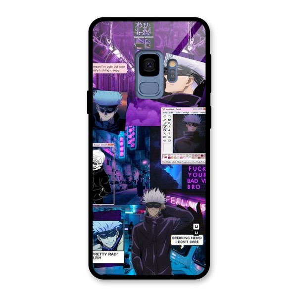 Gojo Quotes Bundle Glass Back Case for Galaxy S9