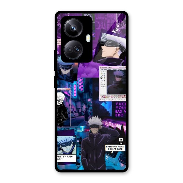 Gojo Quotes Bundle Glass Back Case for Realme 10 Pro Plus