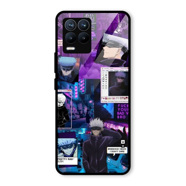 Gojo Quotes Bundle Glass Back Case for Realme 8 Pro