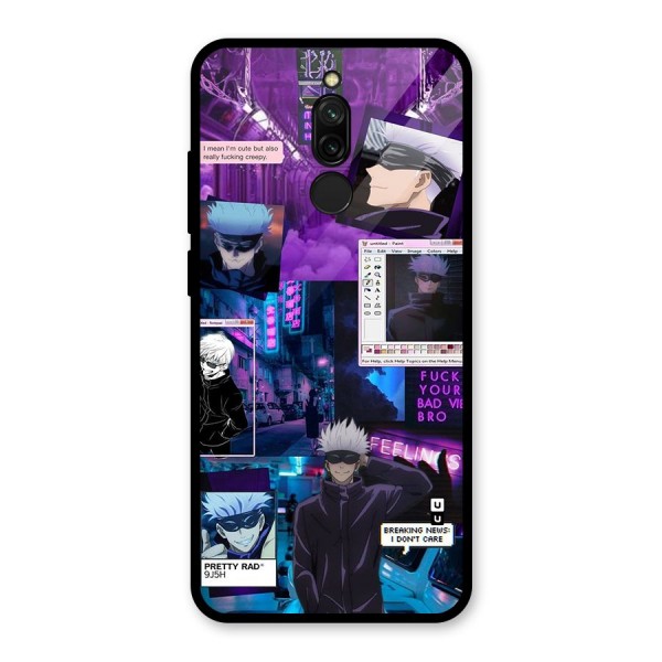 Gojo Quotes Bundle Glass Back Case for Redmi 8