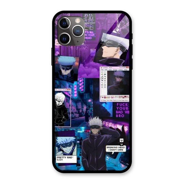 Gojo Quotes Bundle Glass Back Case for iPhone 11 Pro Max