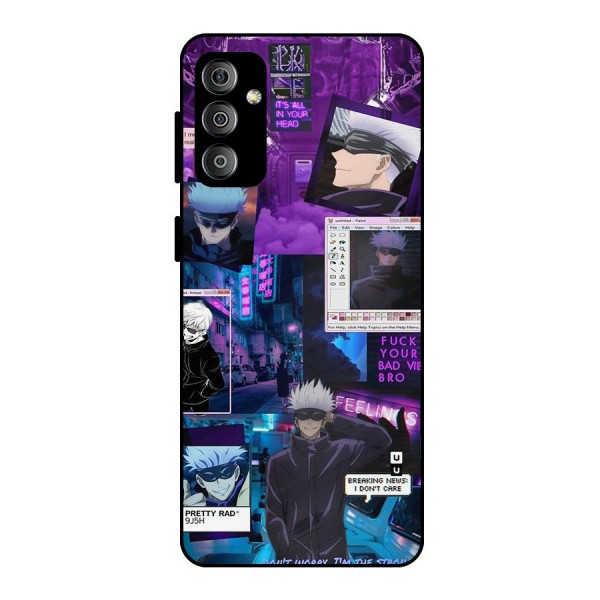 Gojo Quotes Bundle Metal Back Case for Galaxy F23