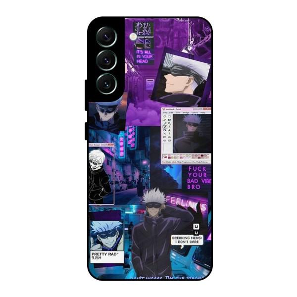 Gojo Quotes Bundle Metal Back Case for Galaxy S22 Plus 5G