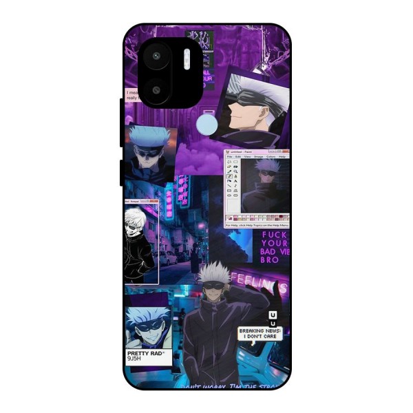 Gojo Quotes Bundle Metal Back Case for Redmi A1 Plus