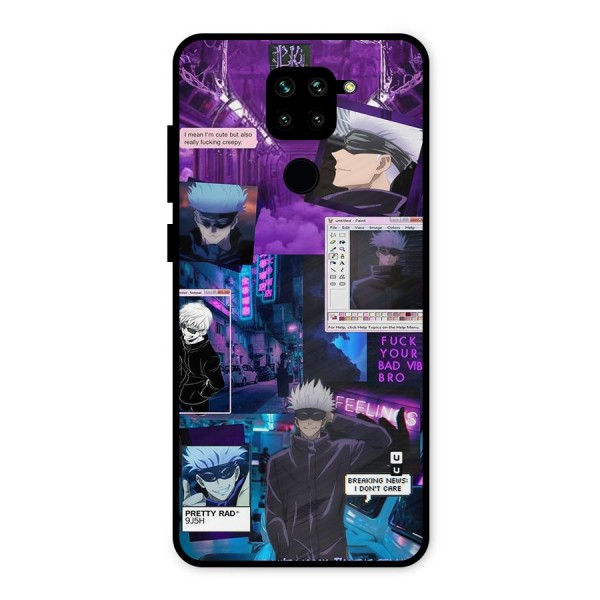 Gojo Quotes Bundle Metal Back Case for Redmi Note 9