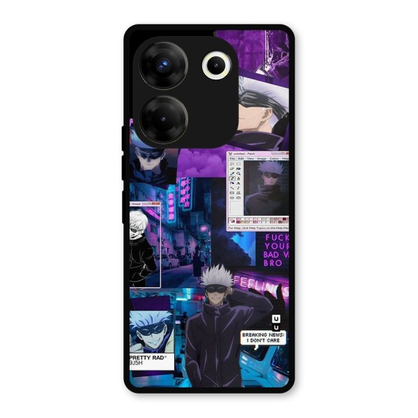 Gojo Quotes Bundle Metal Back Case for Tecno Camon 20