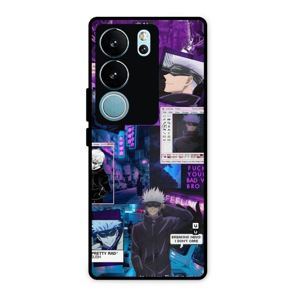 Gojo Quotes Bundle Metal Back Case for Vivo V29