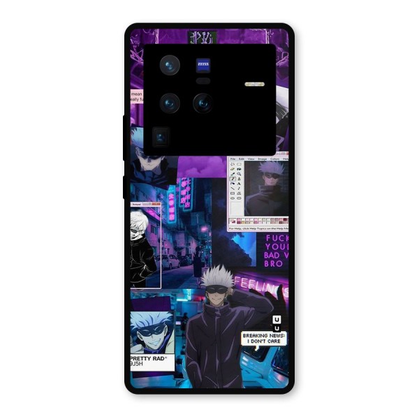 Gojo Quotes Bundle Metal Back Case for Vivo X80 Pro
