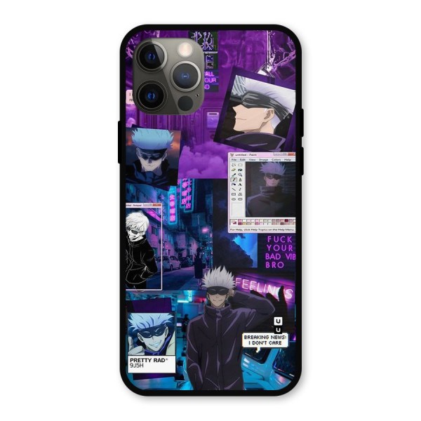 Gojo Quotes Bundle Metal Back Case for iPhone 12 Pro