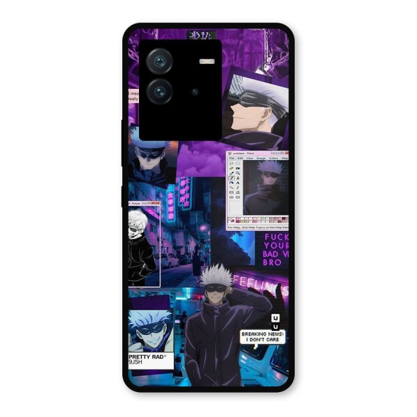 Gojo Quotes Bundle Metal Back Case for iQOO Neo 6 5G