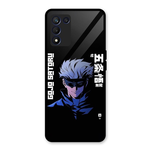 Gojo Sataru Smiles Glass Back Case for Realme 9 5G Speed