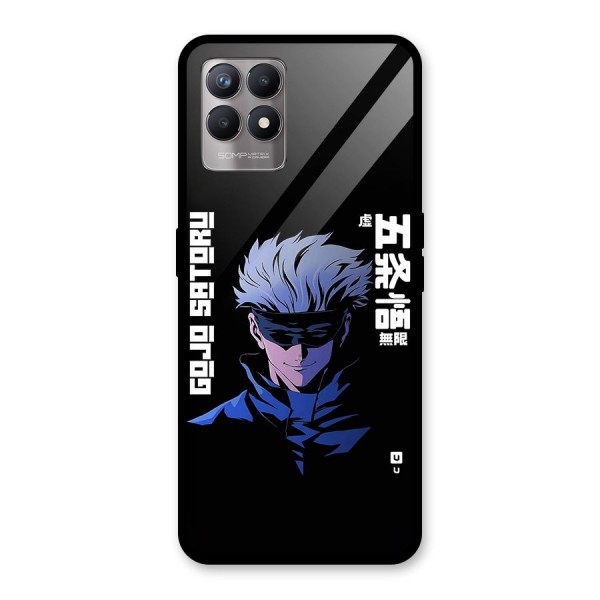 Gojo Sataru Smiles Glass Back Case for Realme Narzo 50