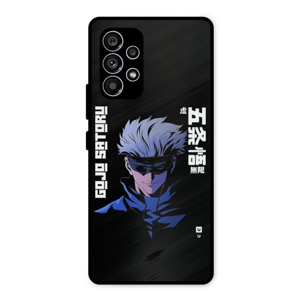 Gojo Sataru Smiles Metal Back Case for Galaxy A53 5G