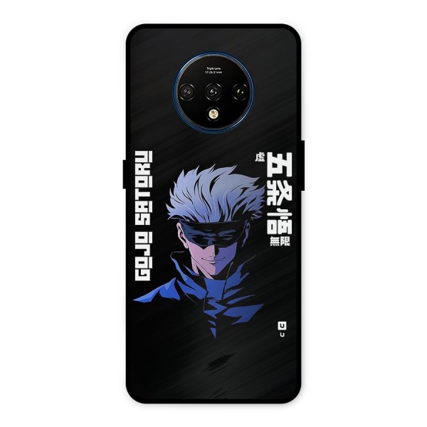 Gojo Sataru Smiles Metal Back Case for OnePlus 7T