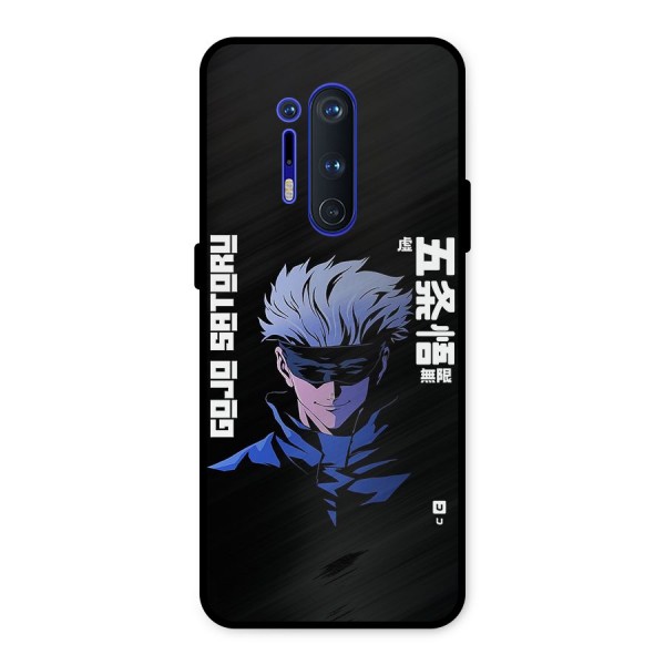 Gojo Sataru Smiles Metal Back Case for OnePlus 8 Pro