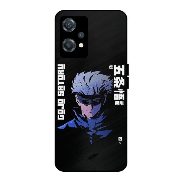 Gojo Sataru Smiles Metal Back Case for OnePlus Nord CE 2 Lite 5G