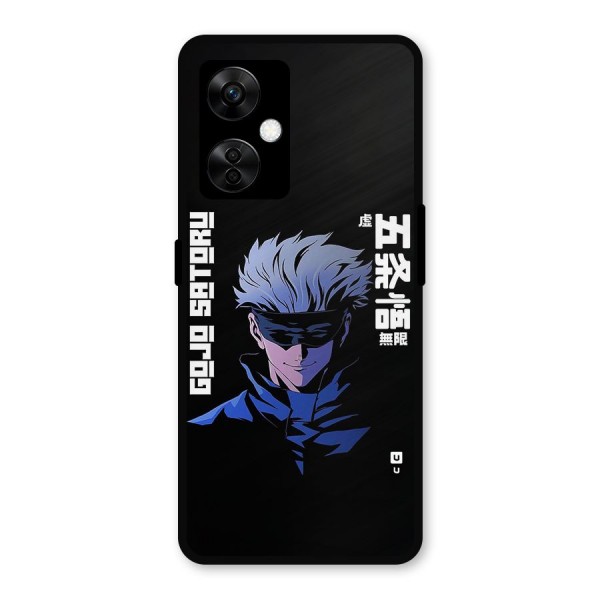 Gojo Sataru Smiles Metal Back Case for OnePlus Nord CE 3 Lite