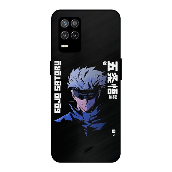 Gojo Sataru Smiles Metal Back Case for Realme 9 5G