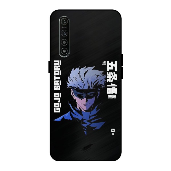 Gojo Sataru Smiles Metal Back Case for Realme XT
