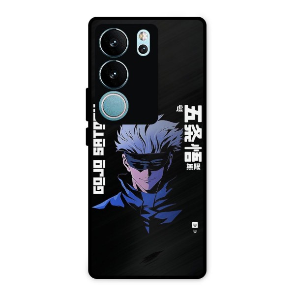 Gojo Sataru Smiles Metal Back Case for Vivo V29