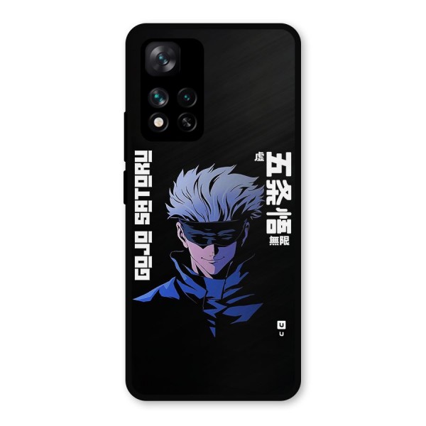Gojo Sataru Smiles Metal Back Case for Xiaomi 11i Hypercharge 5G