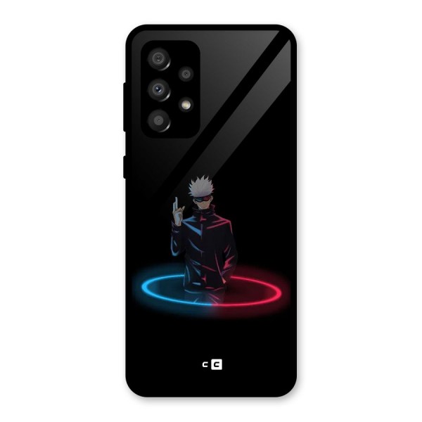 Gojo Sataru Wink Glass Back Case for Galaxy A32
