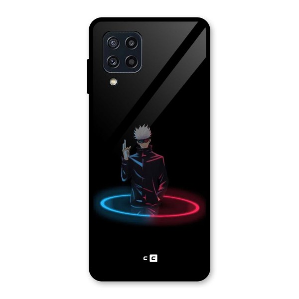 Gojo Sataru Wink Glass Back Case for Galaxy M32