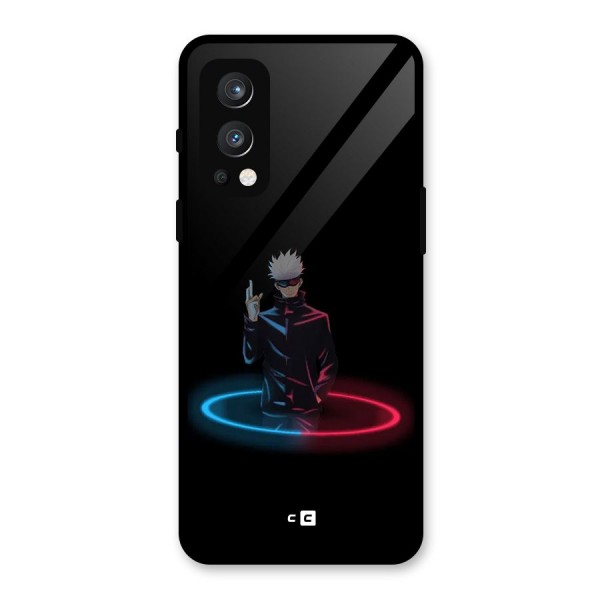 Gojo Sataru Wink Glass Back Case for OnePlus Nord 2 5G