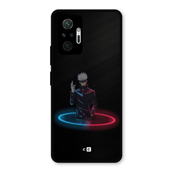 Gojo Sataru Wink Metal Back Case for Redmi Note 10 Pro Max