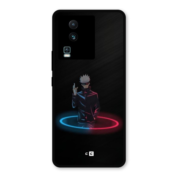 Gojo Sataru Wink Metal Back Case for iQOO Neo 7