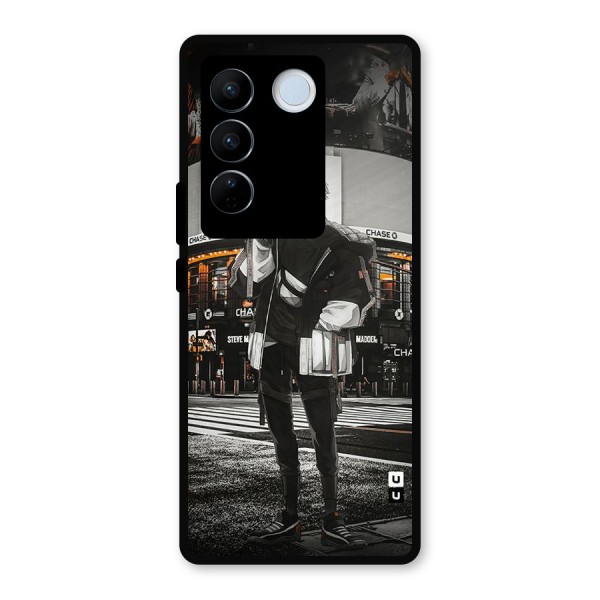 Gojo Shopping Metal Back Case for Vivo V27 Pro