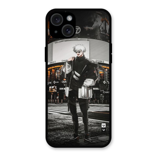 Gojo Shopping Metal Back Case for iPhone 15 Plus
