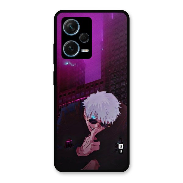 Gojo Sits Metal Back Case for Redmi Note 12 Pro Plus 5G