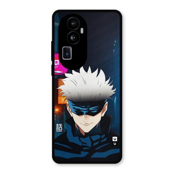 Gojo Smiles Metal Back Case for Oppo Reno10 Pro Plus