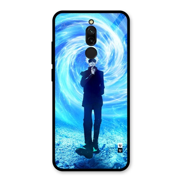 Gojo Swag Glass Back Case for Redmi 8