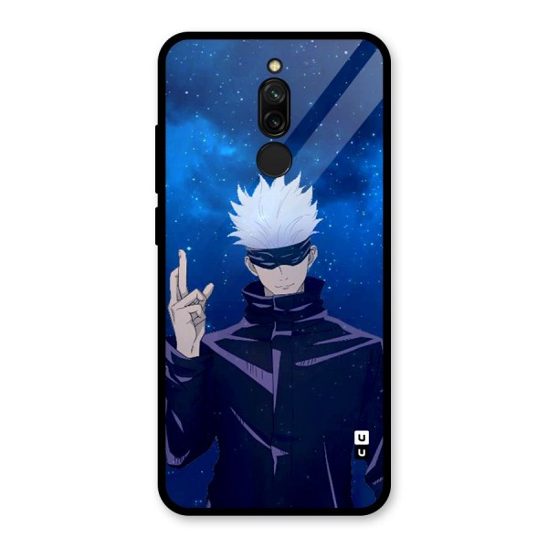 Gojo Winner Glass Back Case for Redmi 8