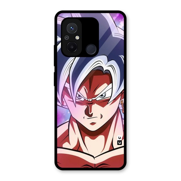 Goku Instinct Glass Back Case for Redmi 12C