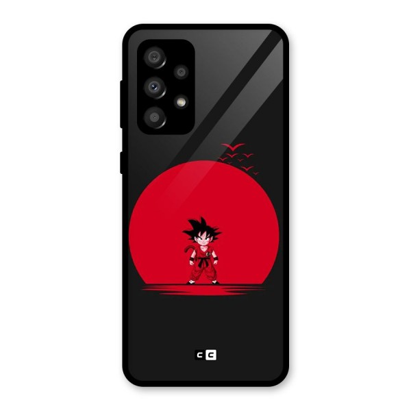 Goku Kid Art Glass Back Case for Galaxy A32