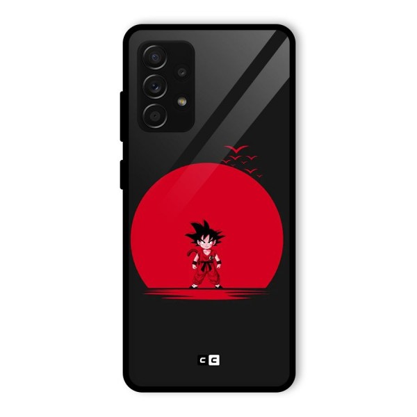 Goku Kid Art Glass Back Case for Galaxy A53 5G