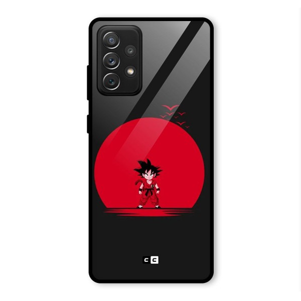 Goku Kid Art Glass Back Case for Galaxy A72